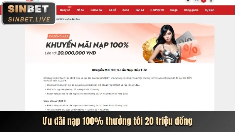 Khuyến mãi nạp tiền hàng ngày Sunwim